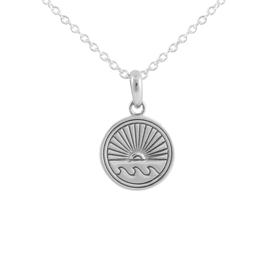 Ocean Horizon Medallion Necklace