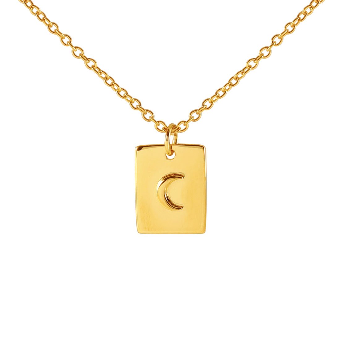 Celestial Medallion Necklace Gold