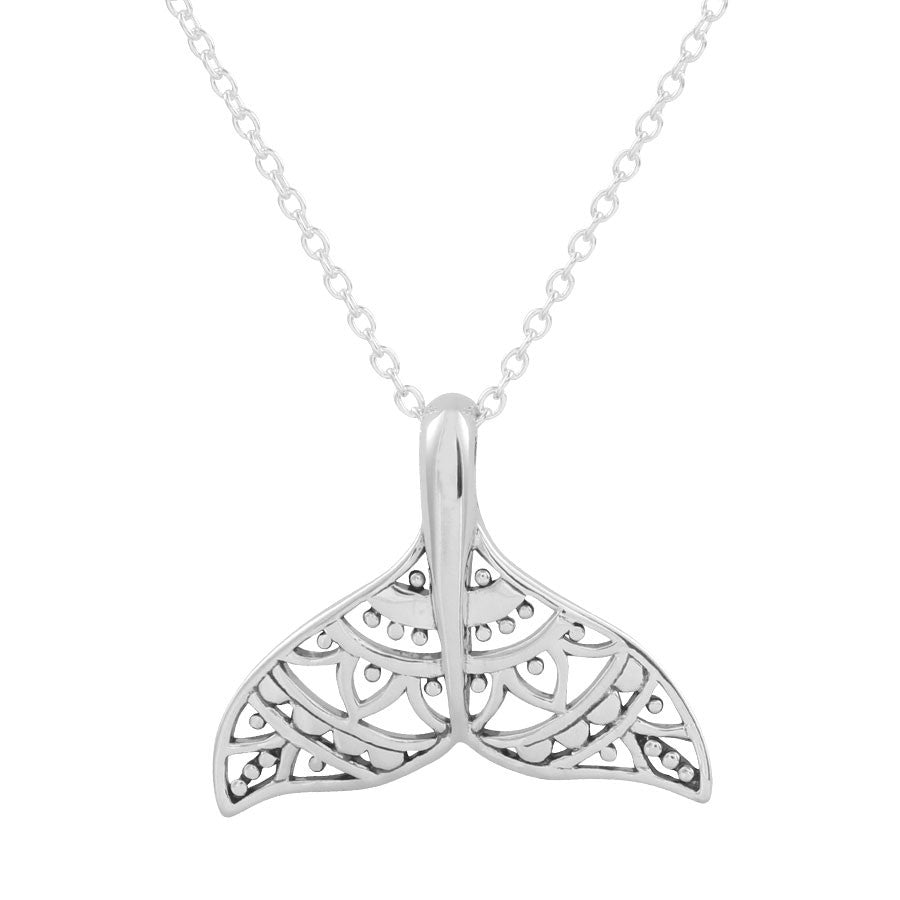 Mandala Dolphin Tail Necklace