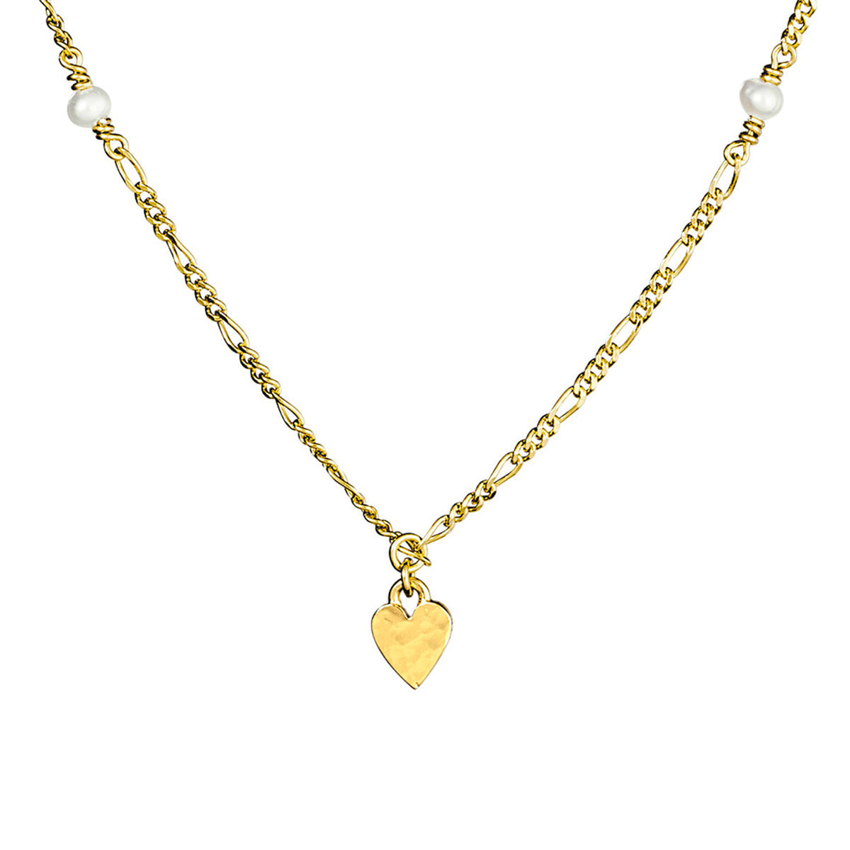 Aphrodite Heart Necklace Gold