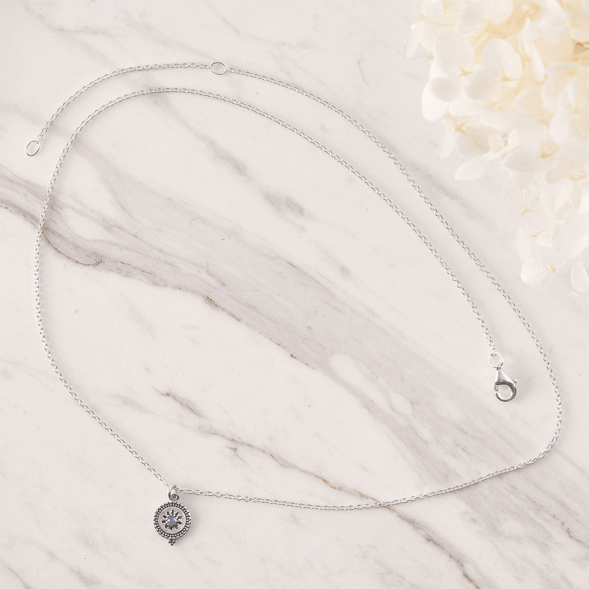 Solstice Rainbow Moonstone Necklace