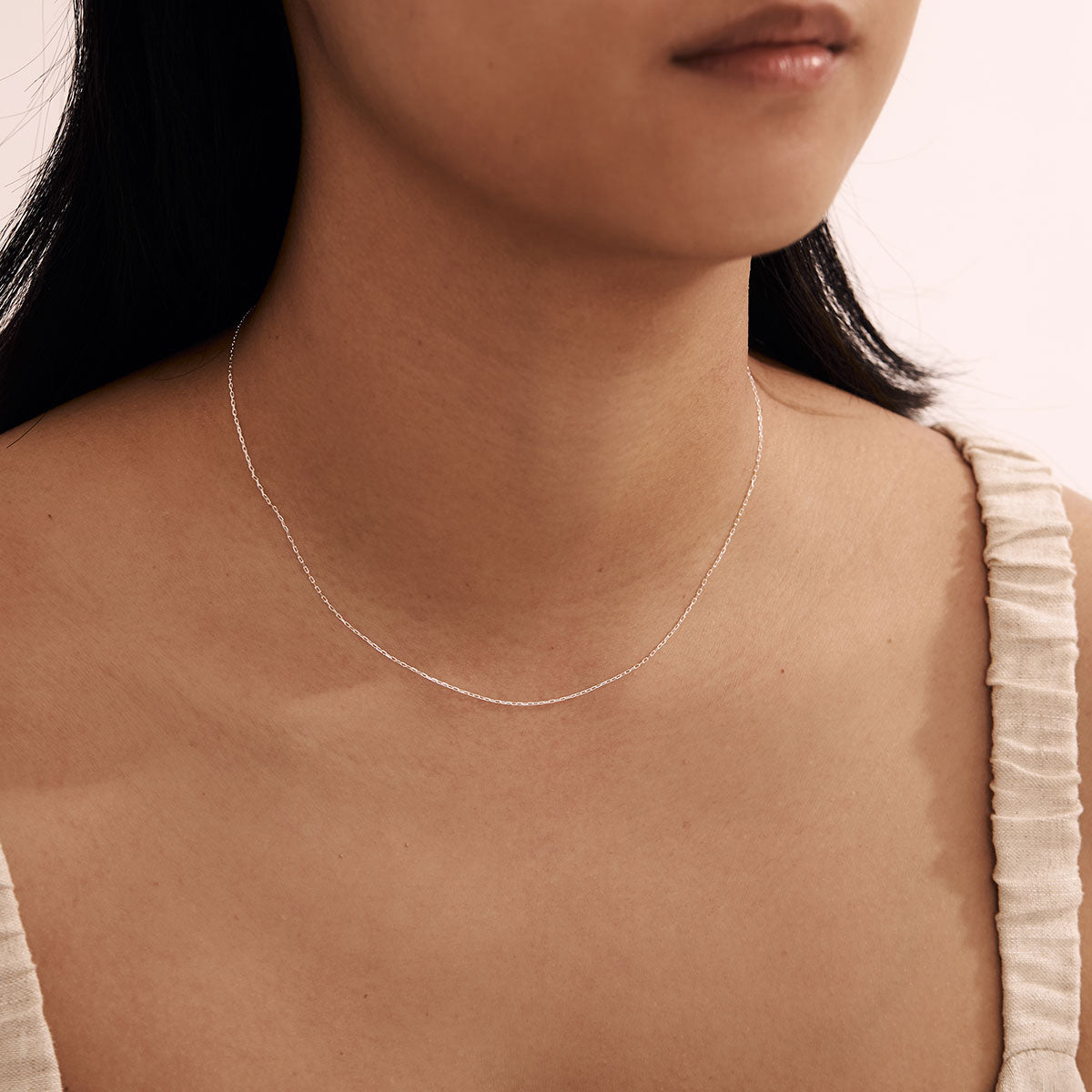 Fine Paperclip Chain