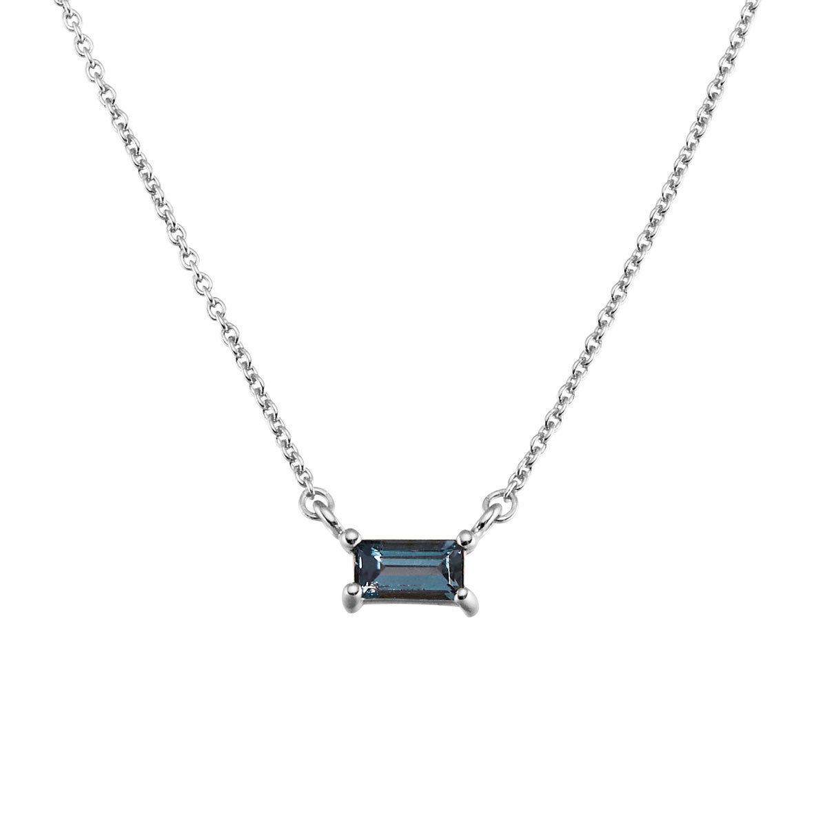 Lumen Baguette London Blue Necklace