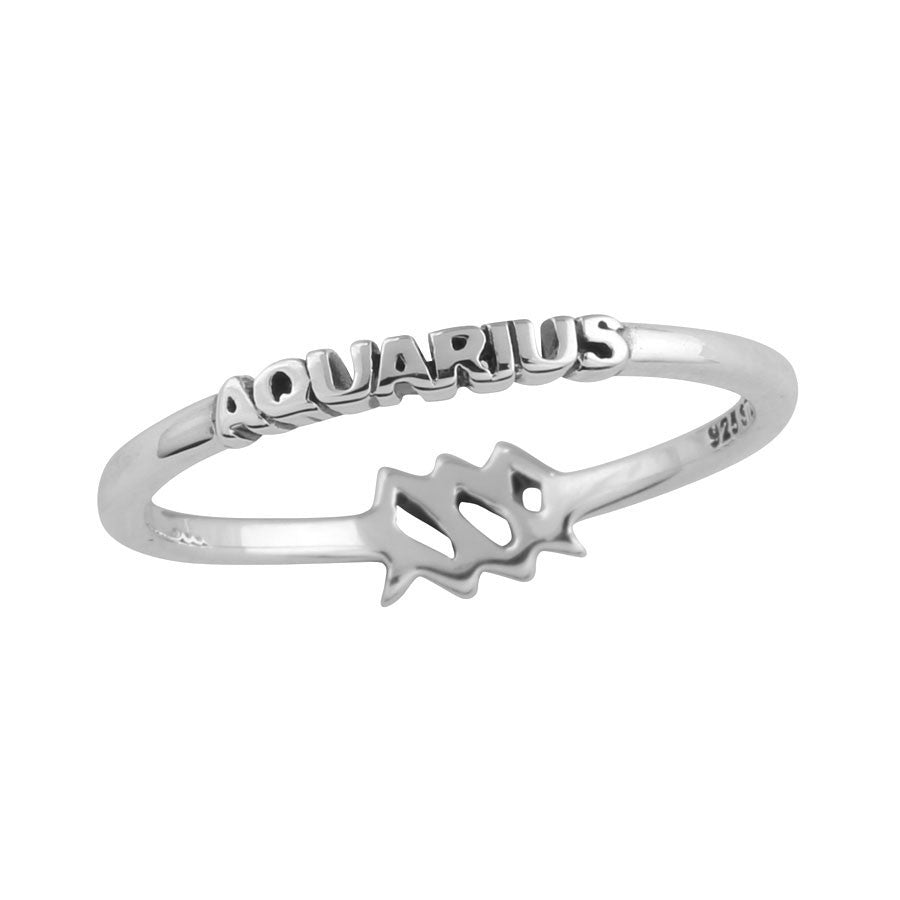 Zodiac Aquarius Ring - Midsummer Star
 - 1