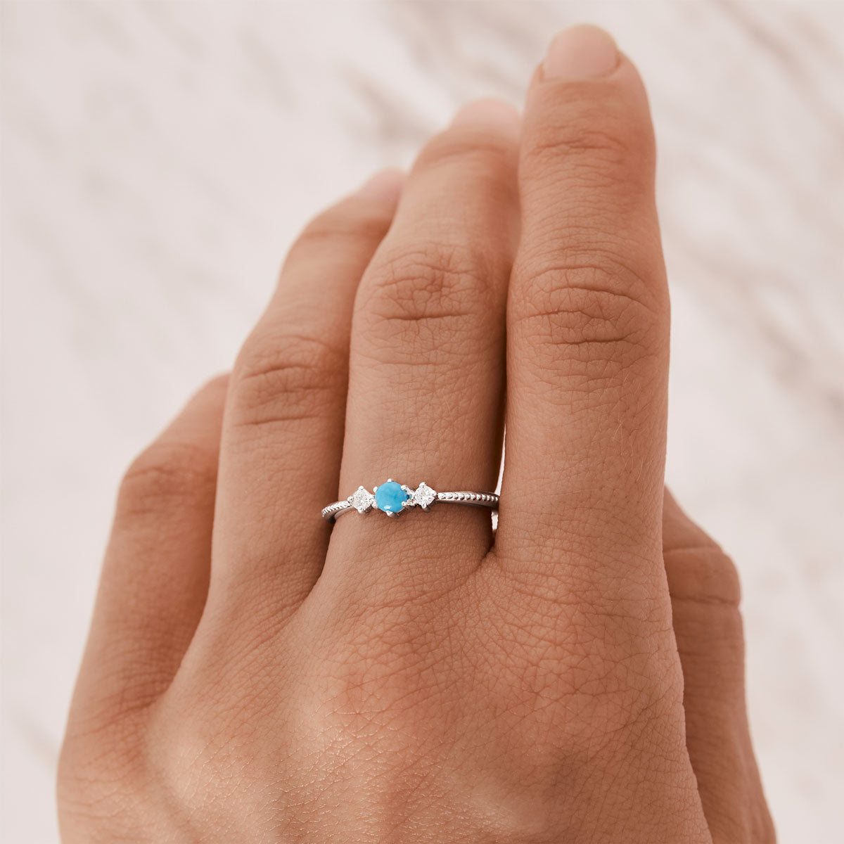 Divine Wisdom Turquoise Ring