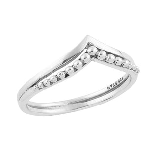 Beaded Crest Ring - 4