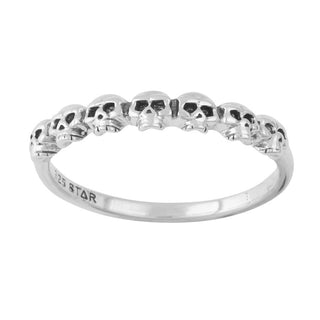 Seven Skulls Stacker Ring - 4