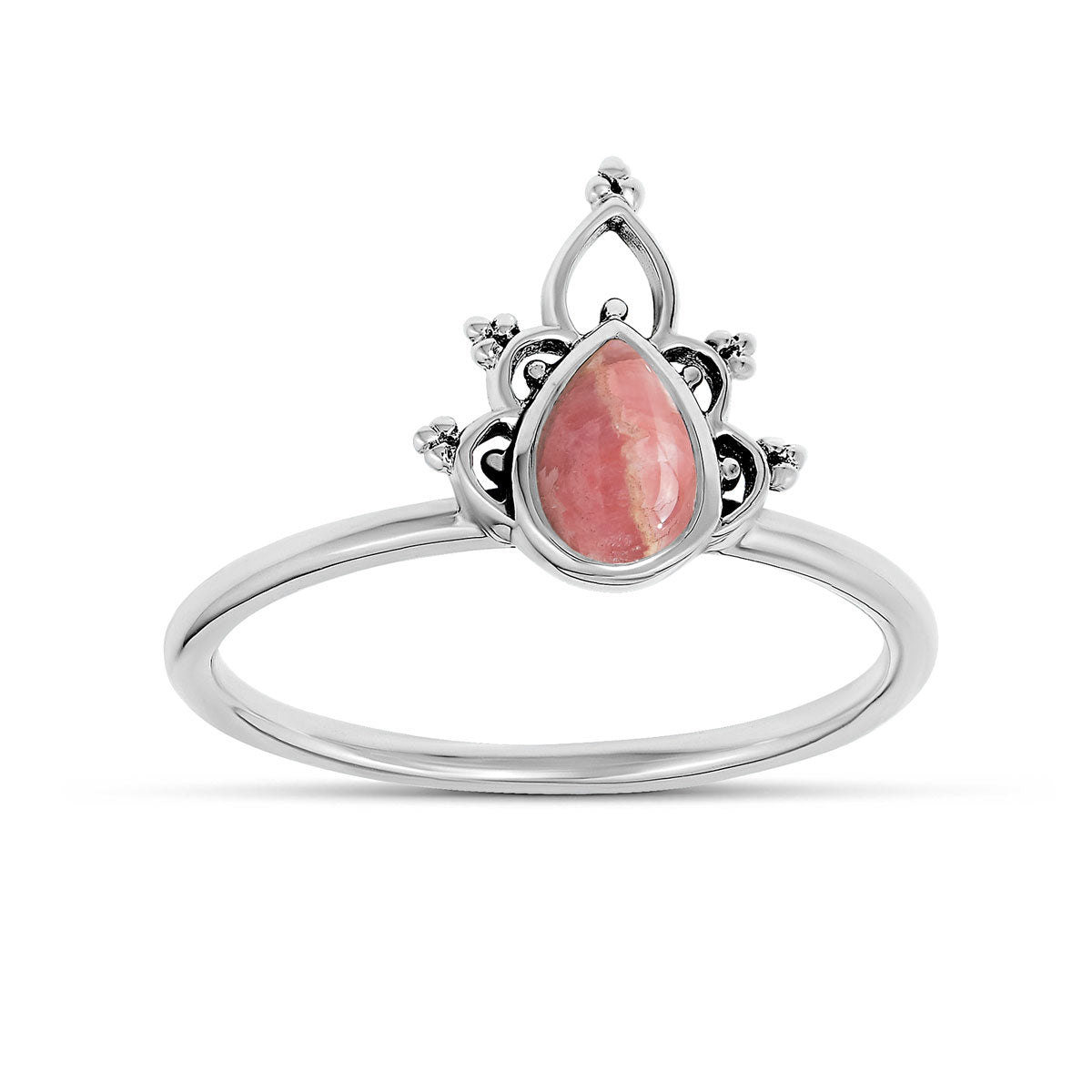 Divine Archway Rhodochrosite Ring