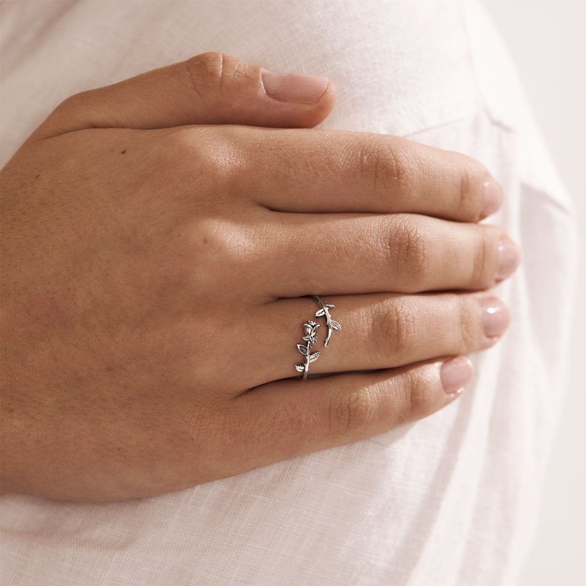 Fallen Roses Wrap Ring