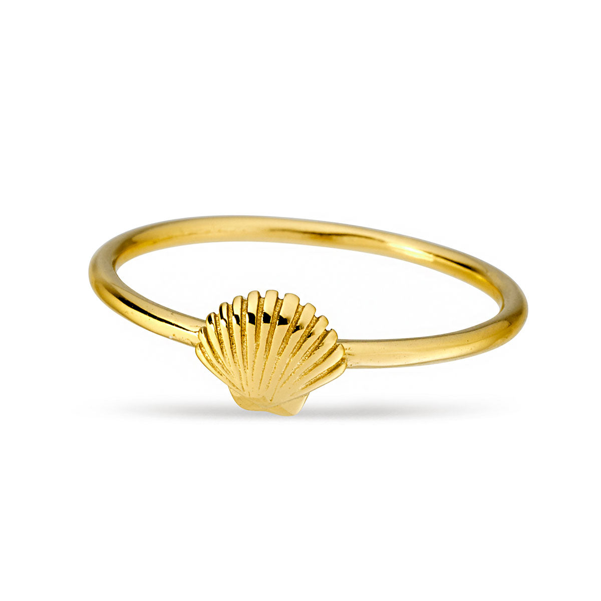 Seashell Ring Gold