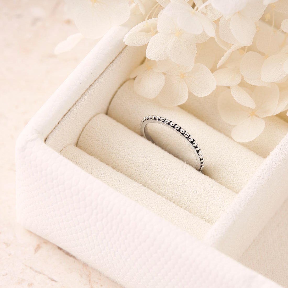 Beaded Stacker Ring