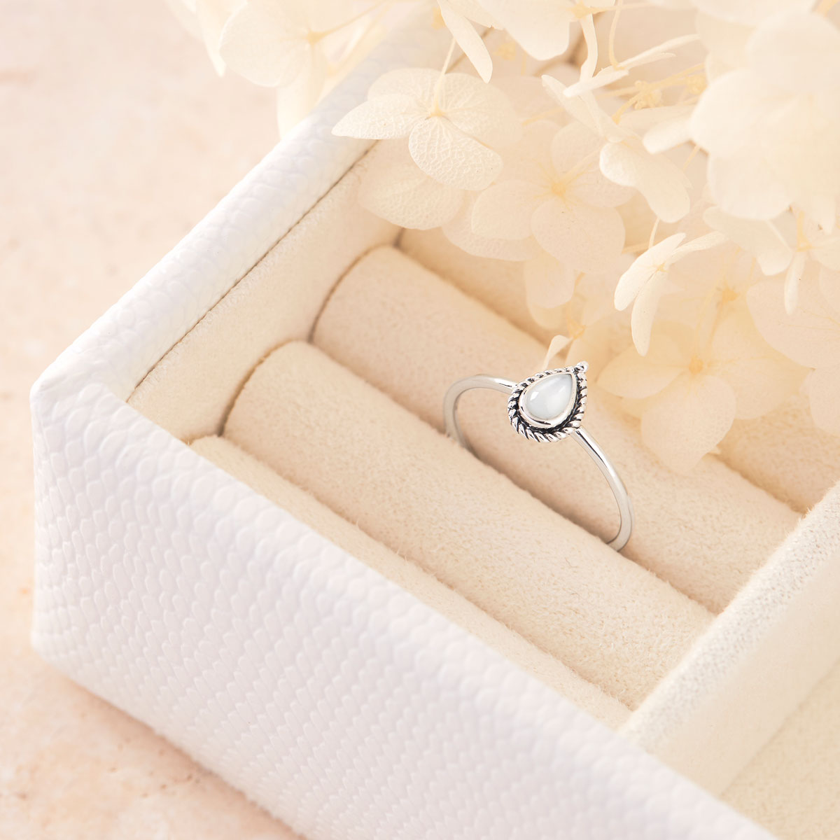 Luria Mother of Pearl Ring