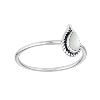 Luria Mother of Pearl Ring - 4
