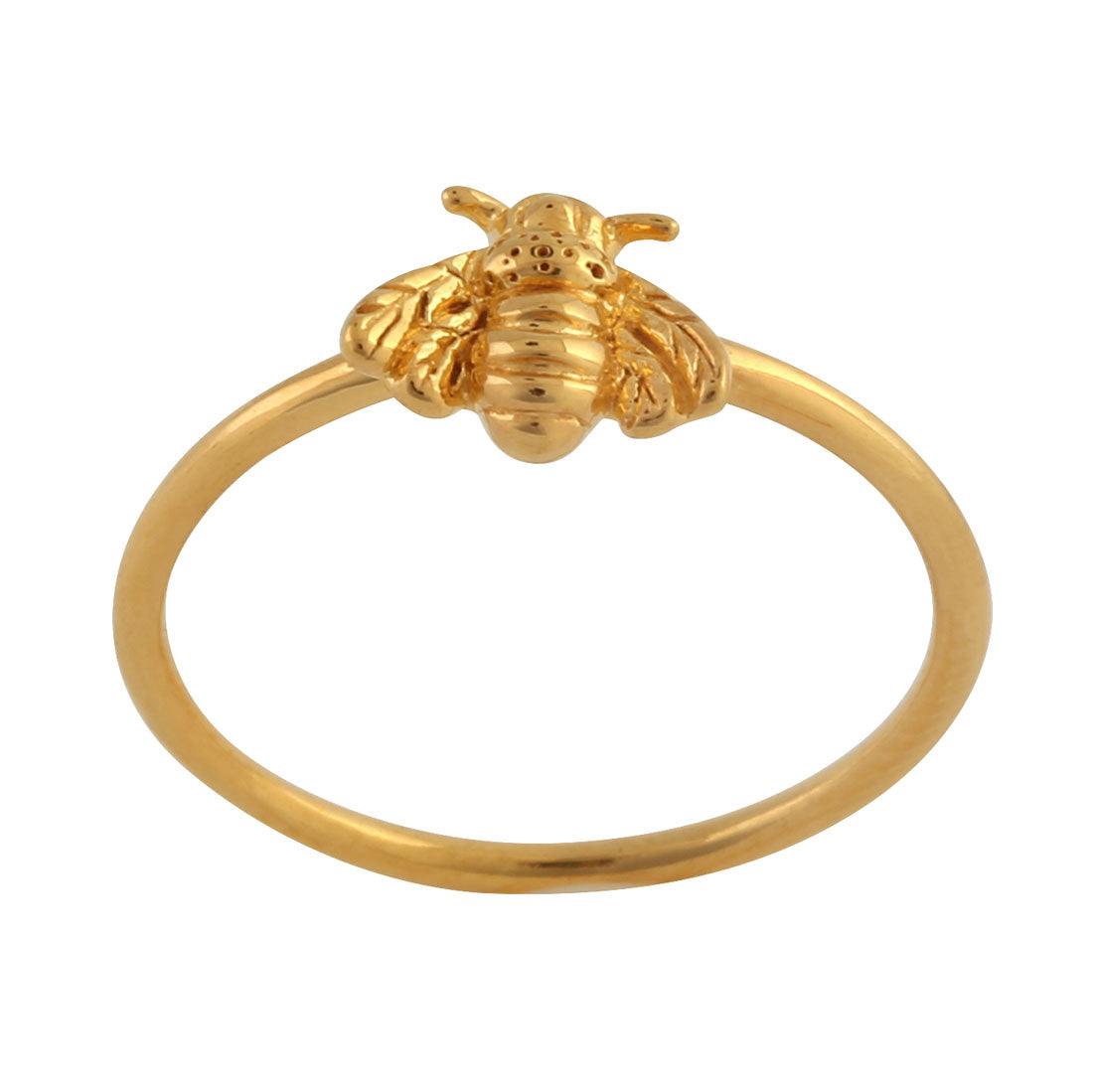 Bee Pollination Gold Ring