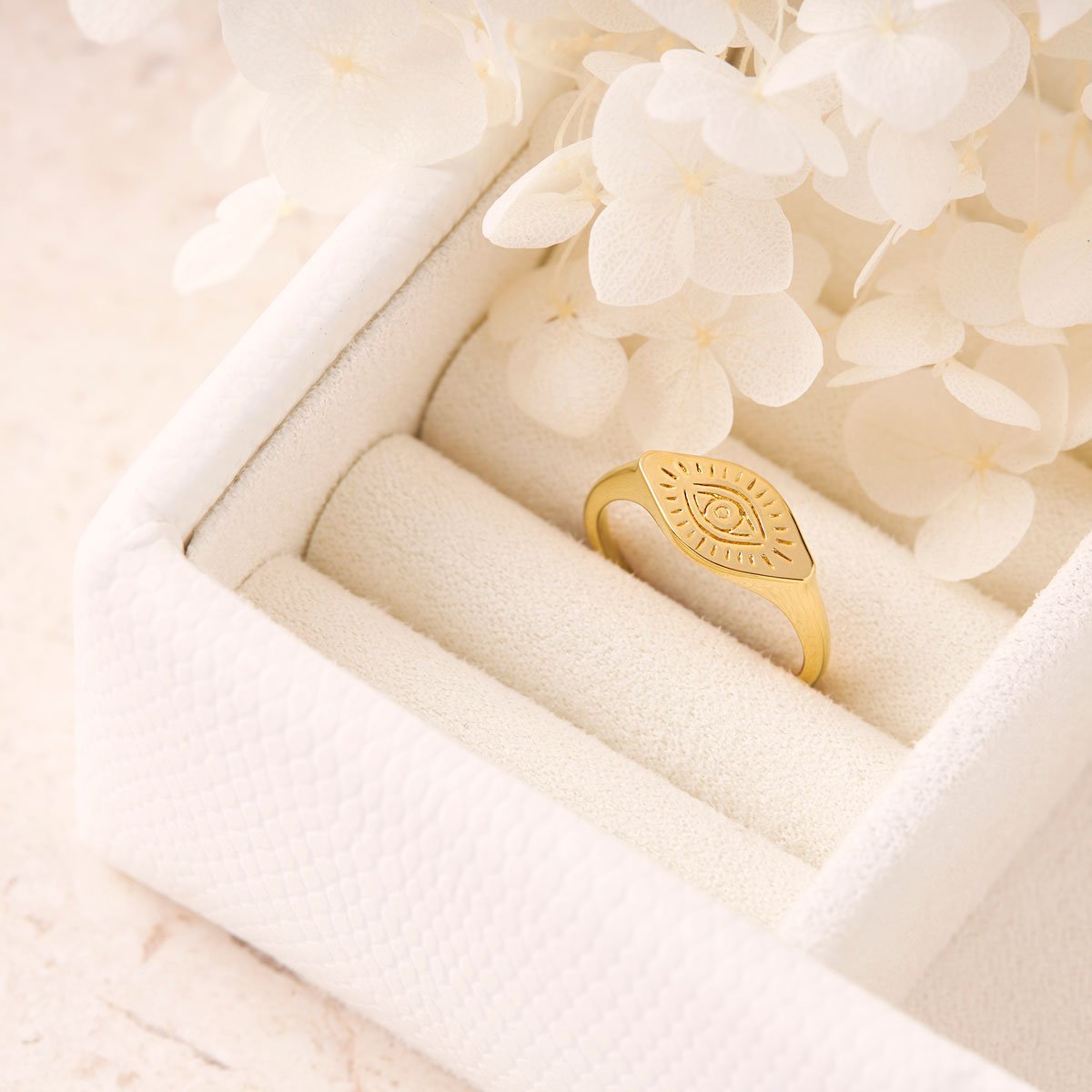 All Seeing Eye Gold Ring