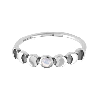 Lunar Phases Moonstone Ring - 5