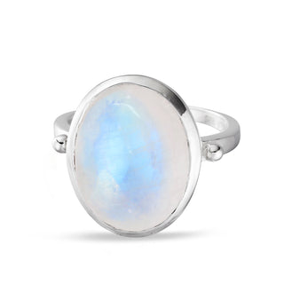 Lunar Deity Moonstone Ring - 6