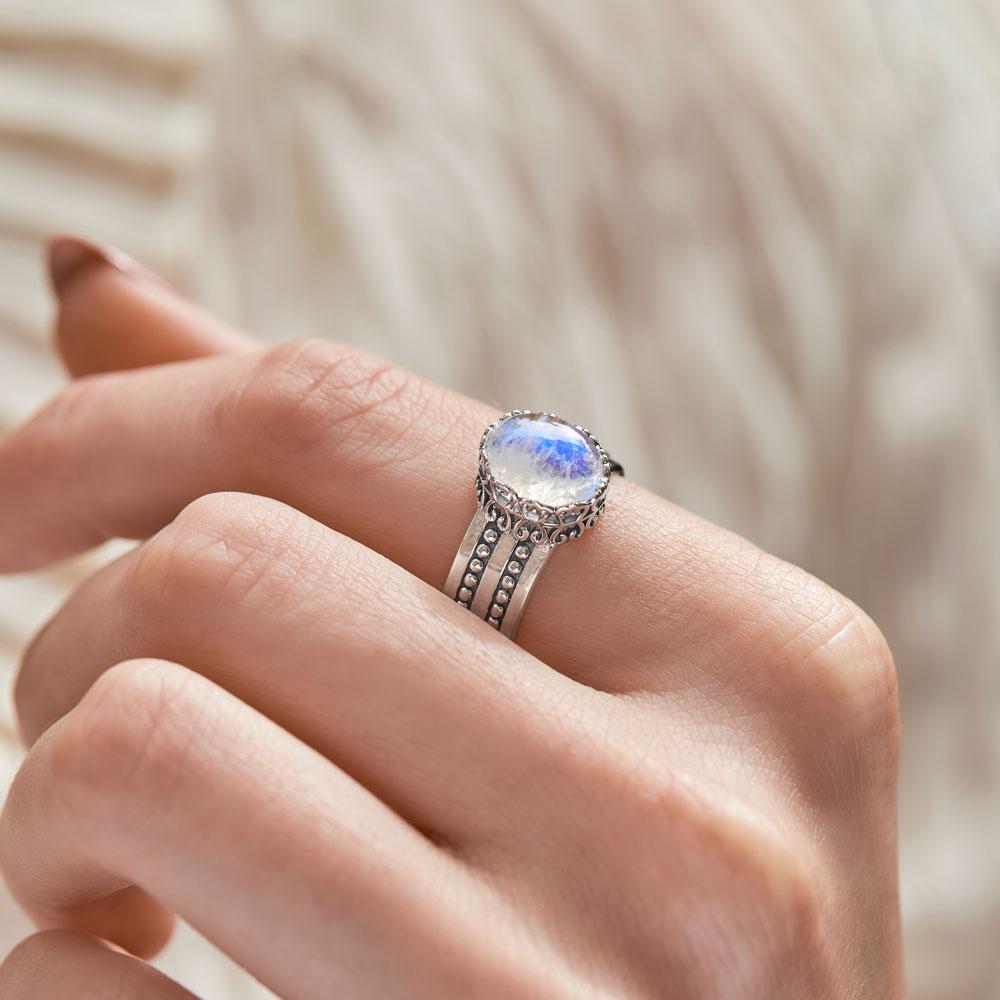 Divinity Moonstone Ring