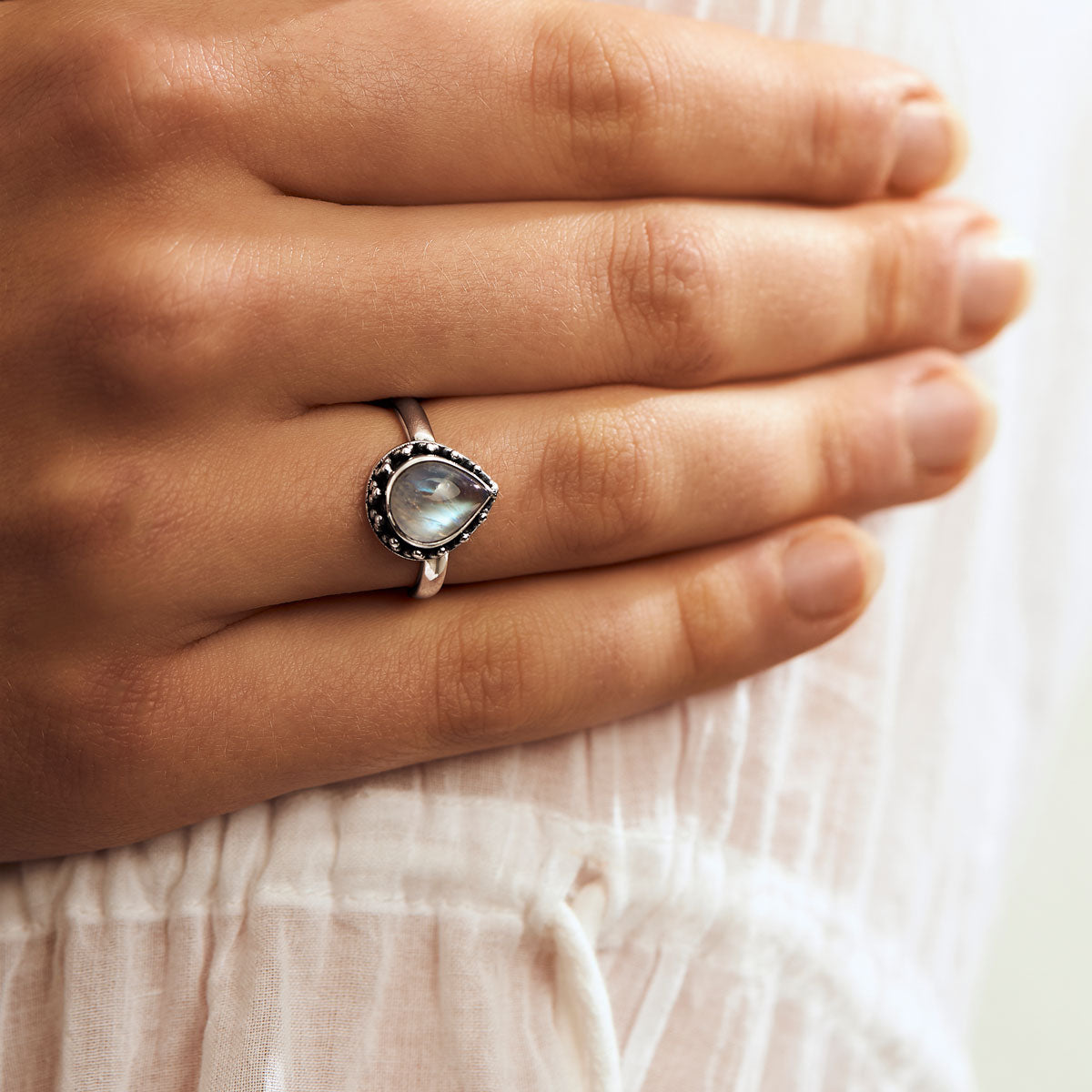 Empyrean Moonstone Ring