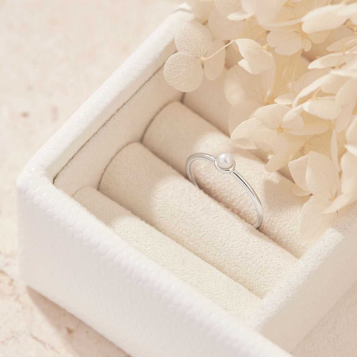 Delicate Pearl Ring