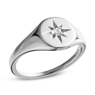 Enchanted Light Moonstone Signet Ring - 3