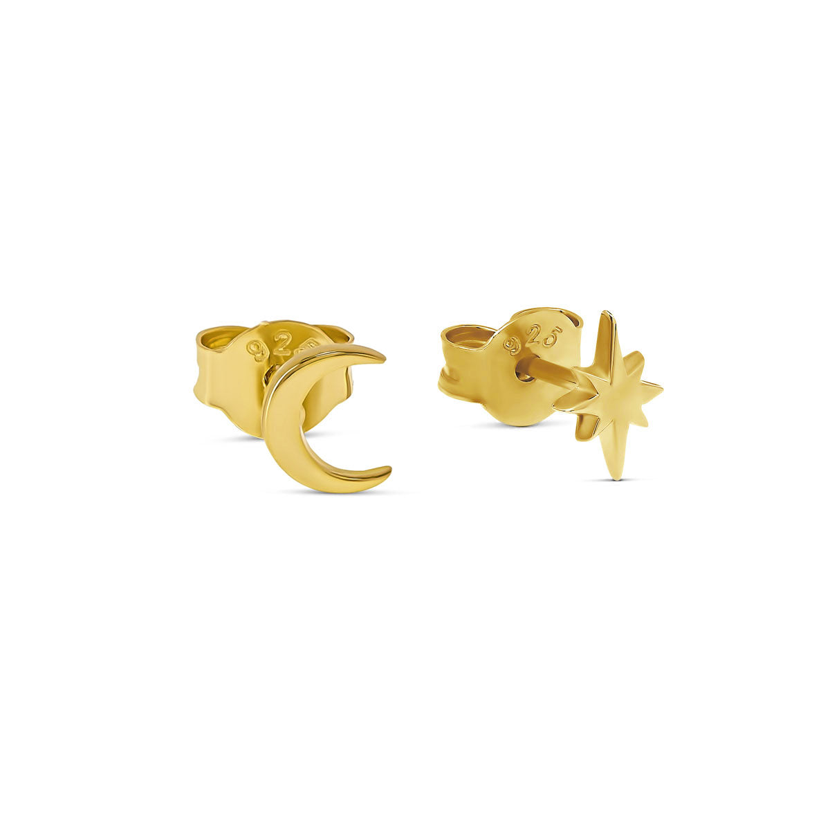 Night Glow Studs Gold