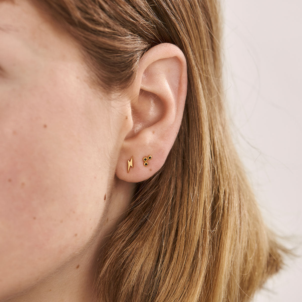 Zap Studs Gold