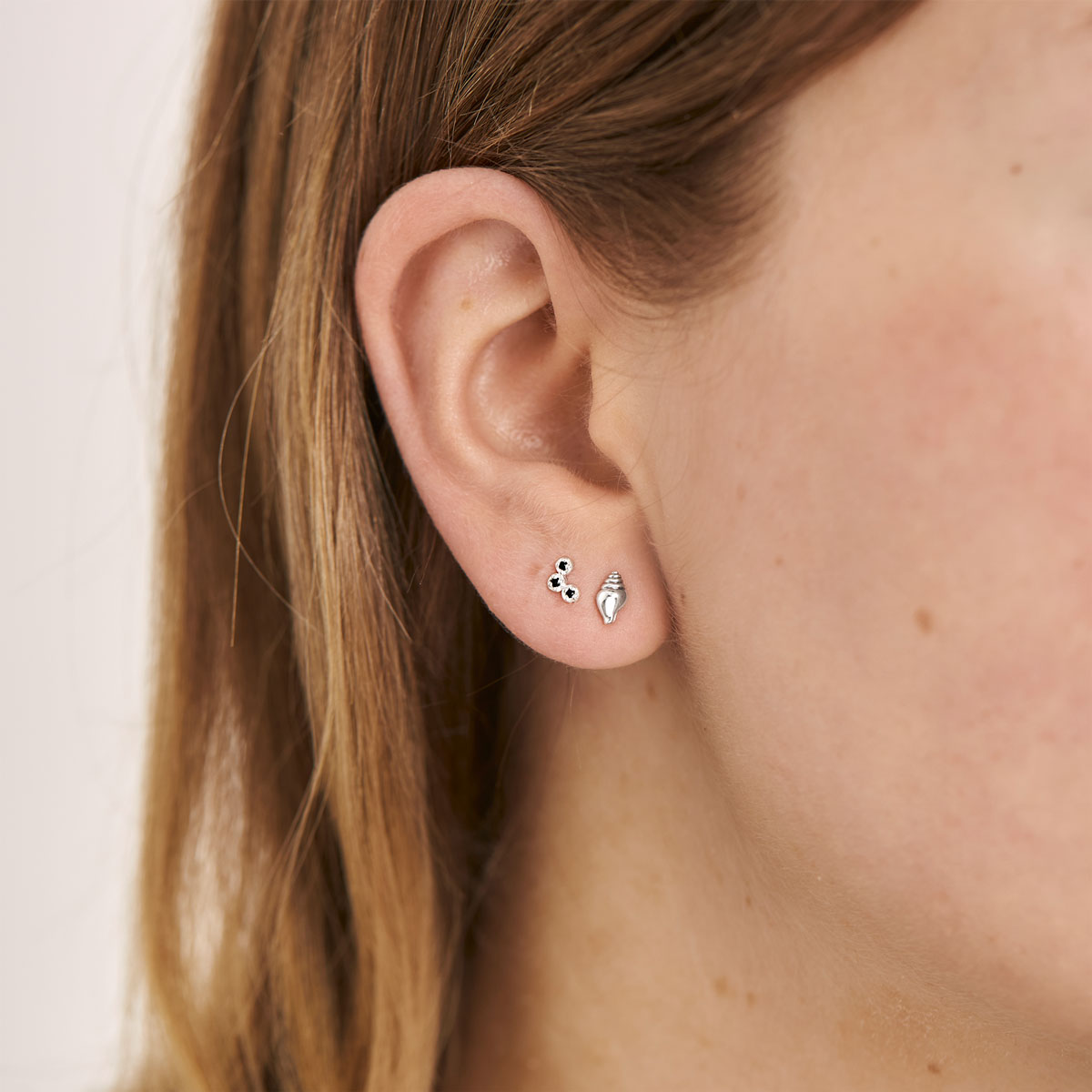 Conch Stud Basic Conch Seashell Studs - Midsummer Star Wholesale