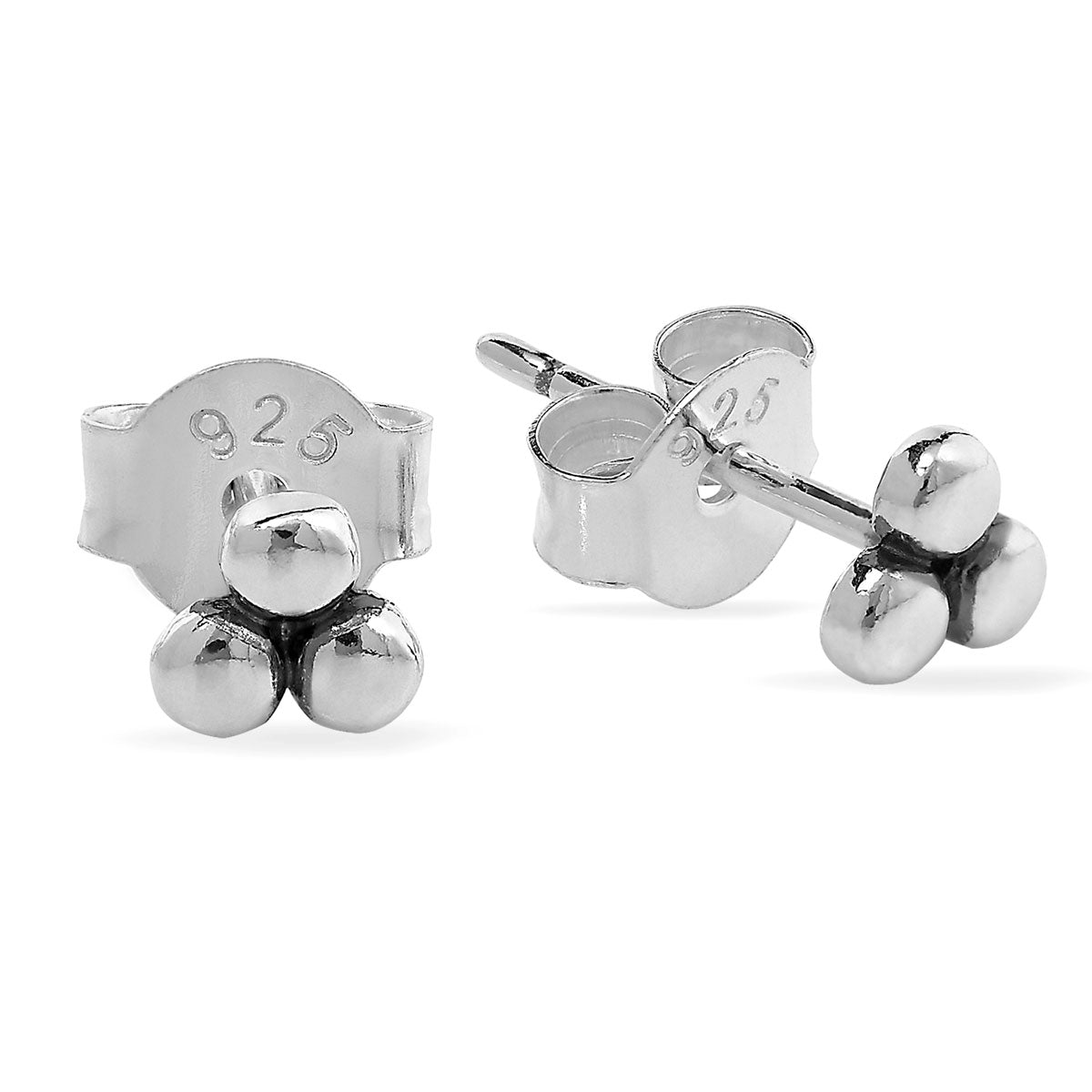 Fine Tri-Ball Studs