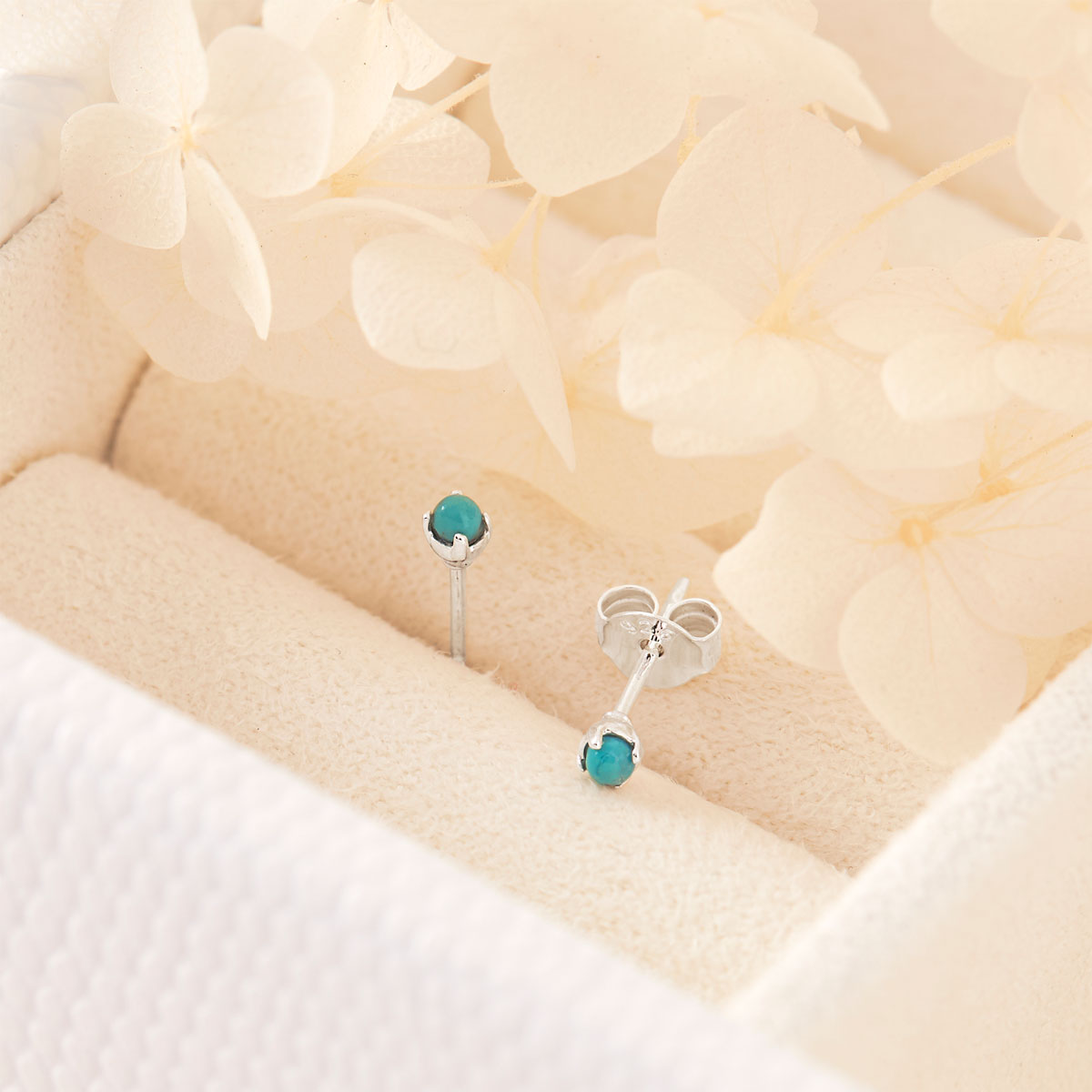 Delicate Turquoise Studs