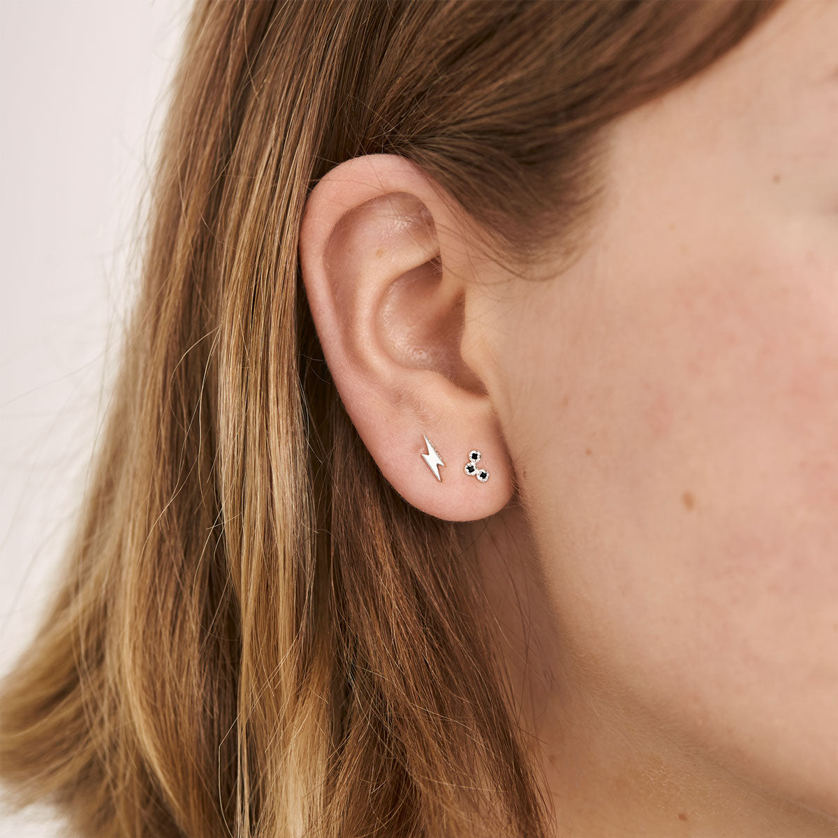 Star Cluster Black Spinel Studs