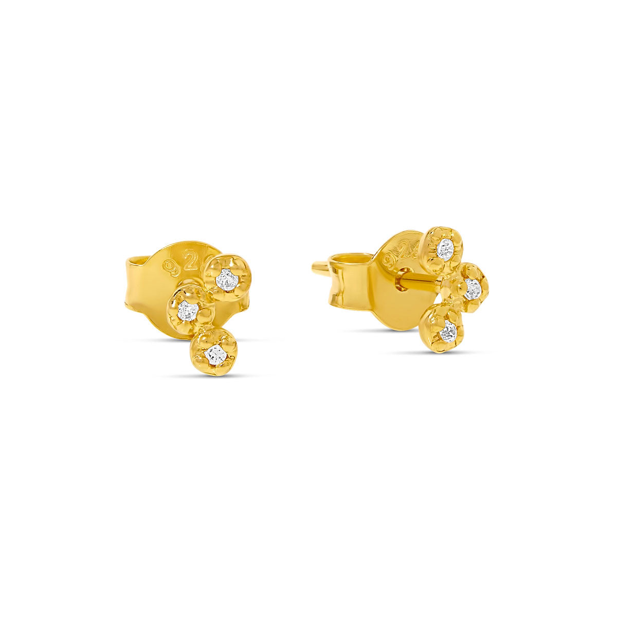 Star Cluster Studs Gold