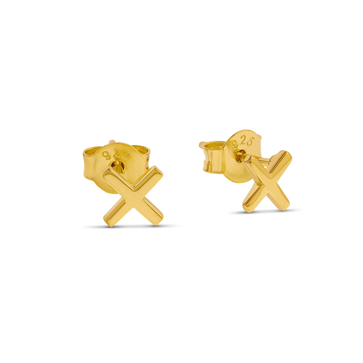 Baby Kiss Studs Gold