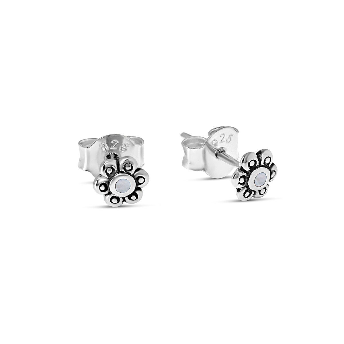 Dainty Blossom Shell Studs