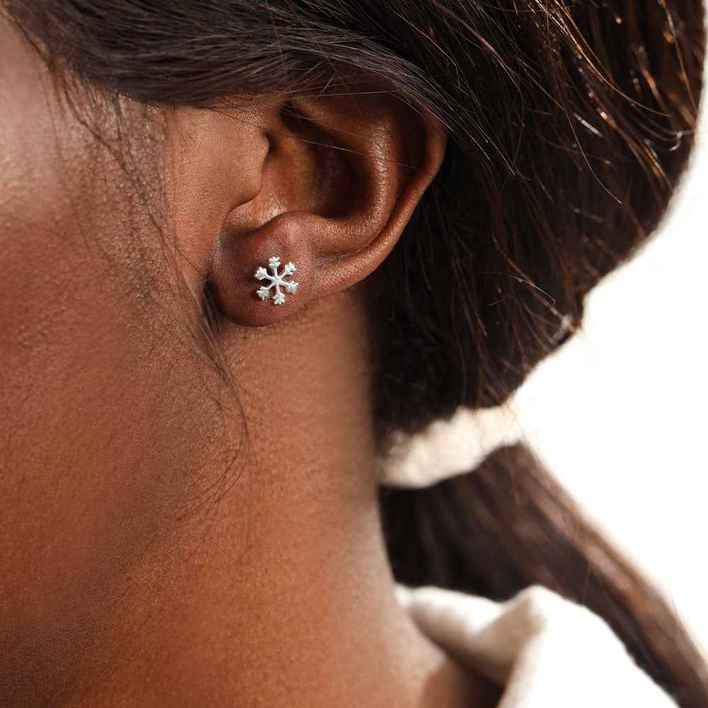 Katiyana Snowflake Studs