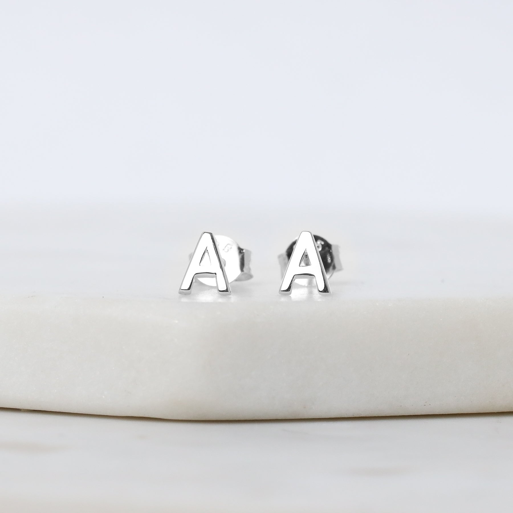 Alphabet Studs