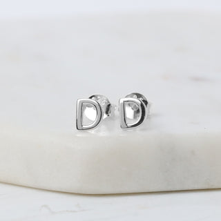 Alphabet Studs - D