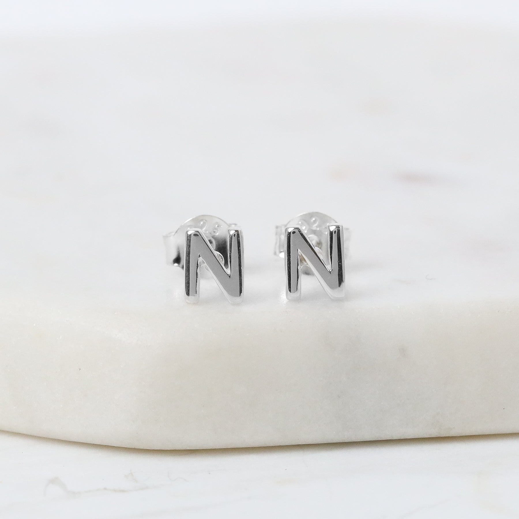 Alphabet Studs