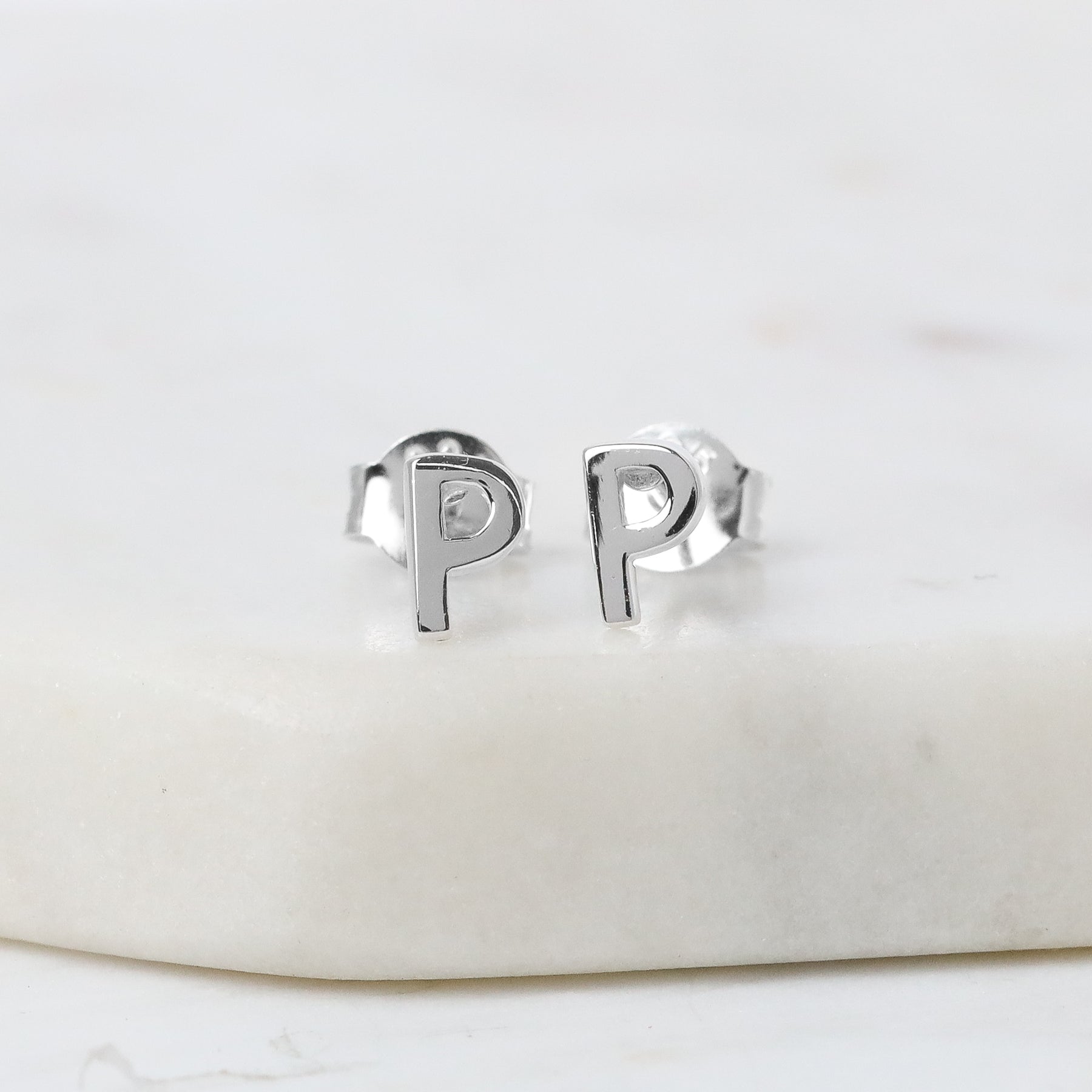 Alphabet Studs