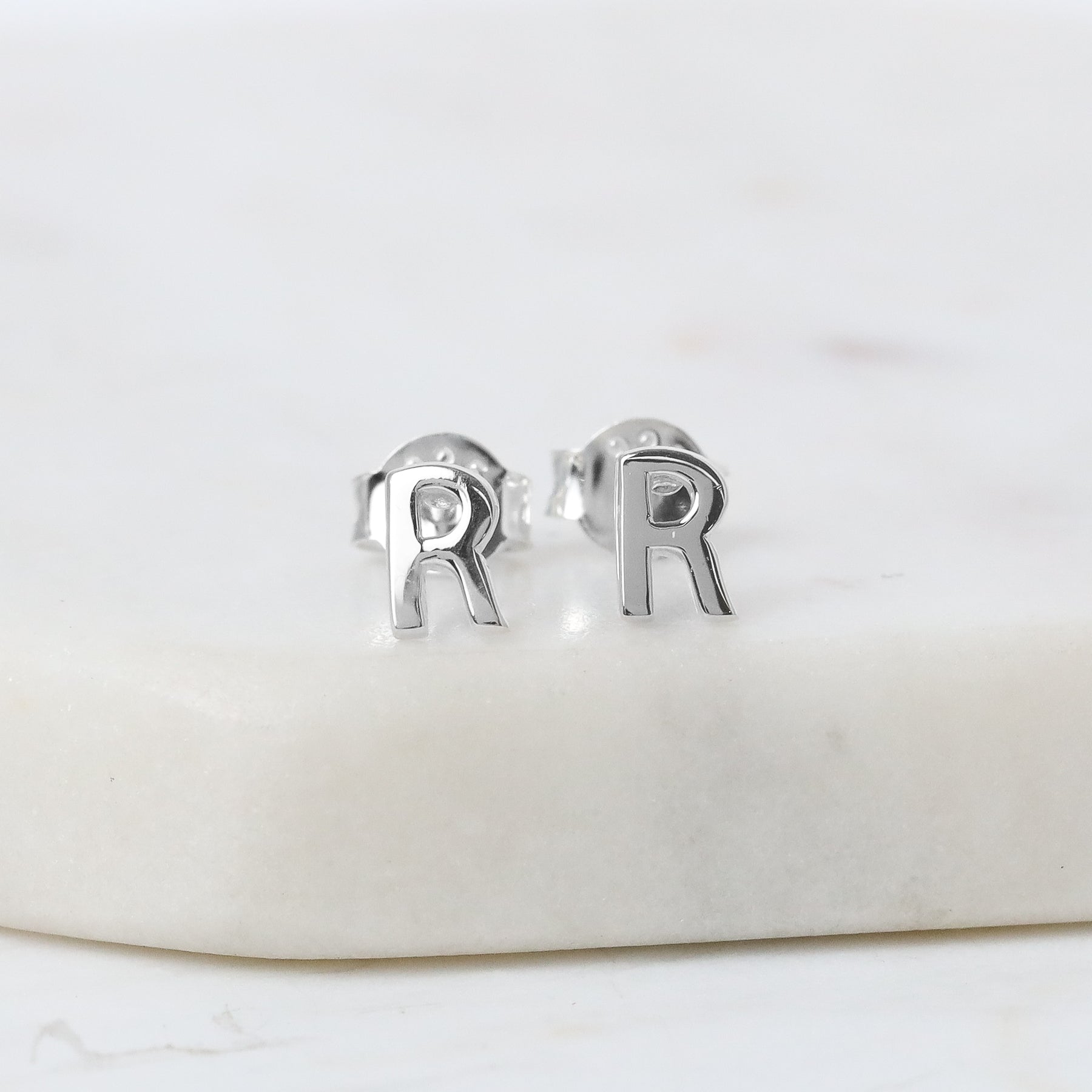 Alphabet Studs