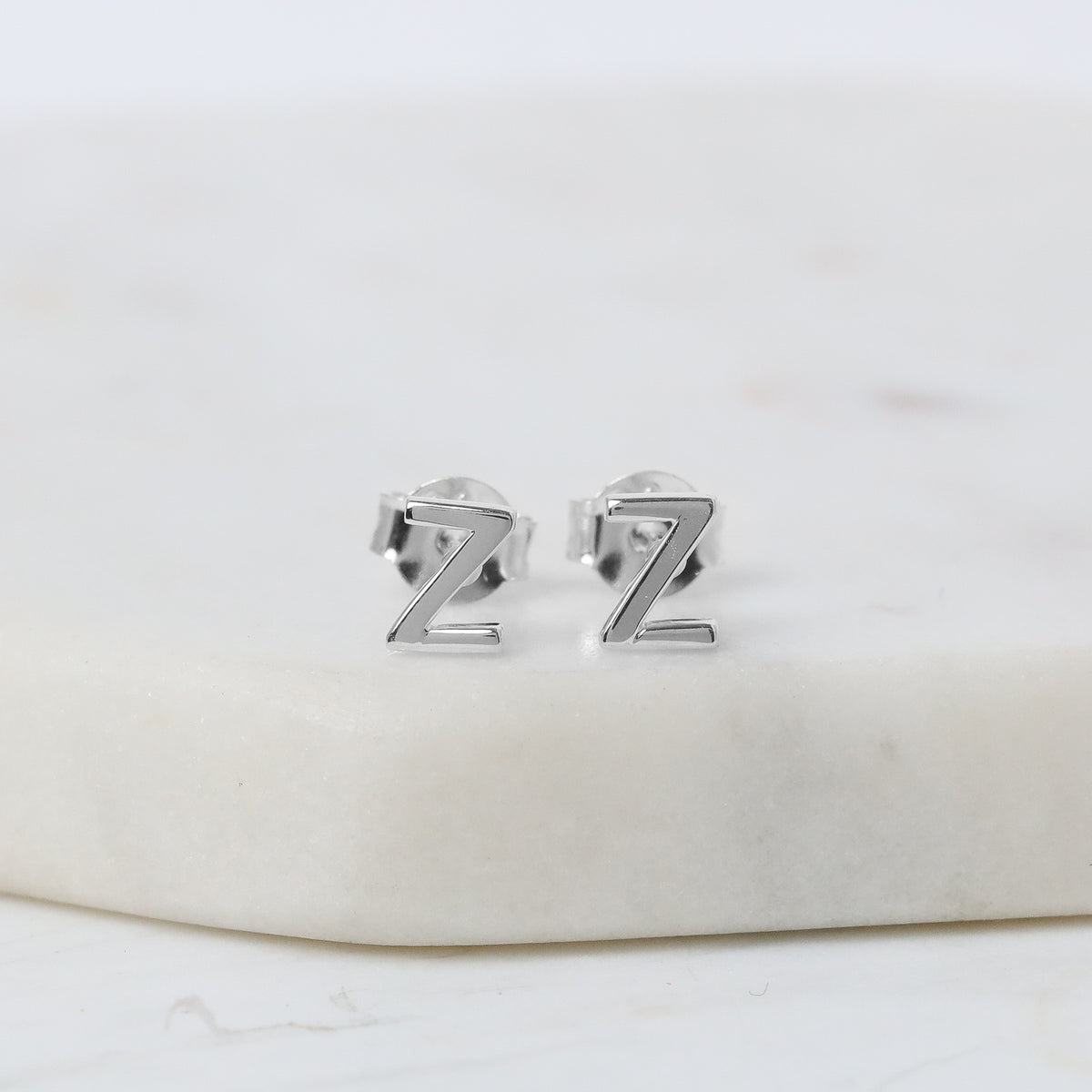 Alphabet Studs
