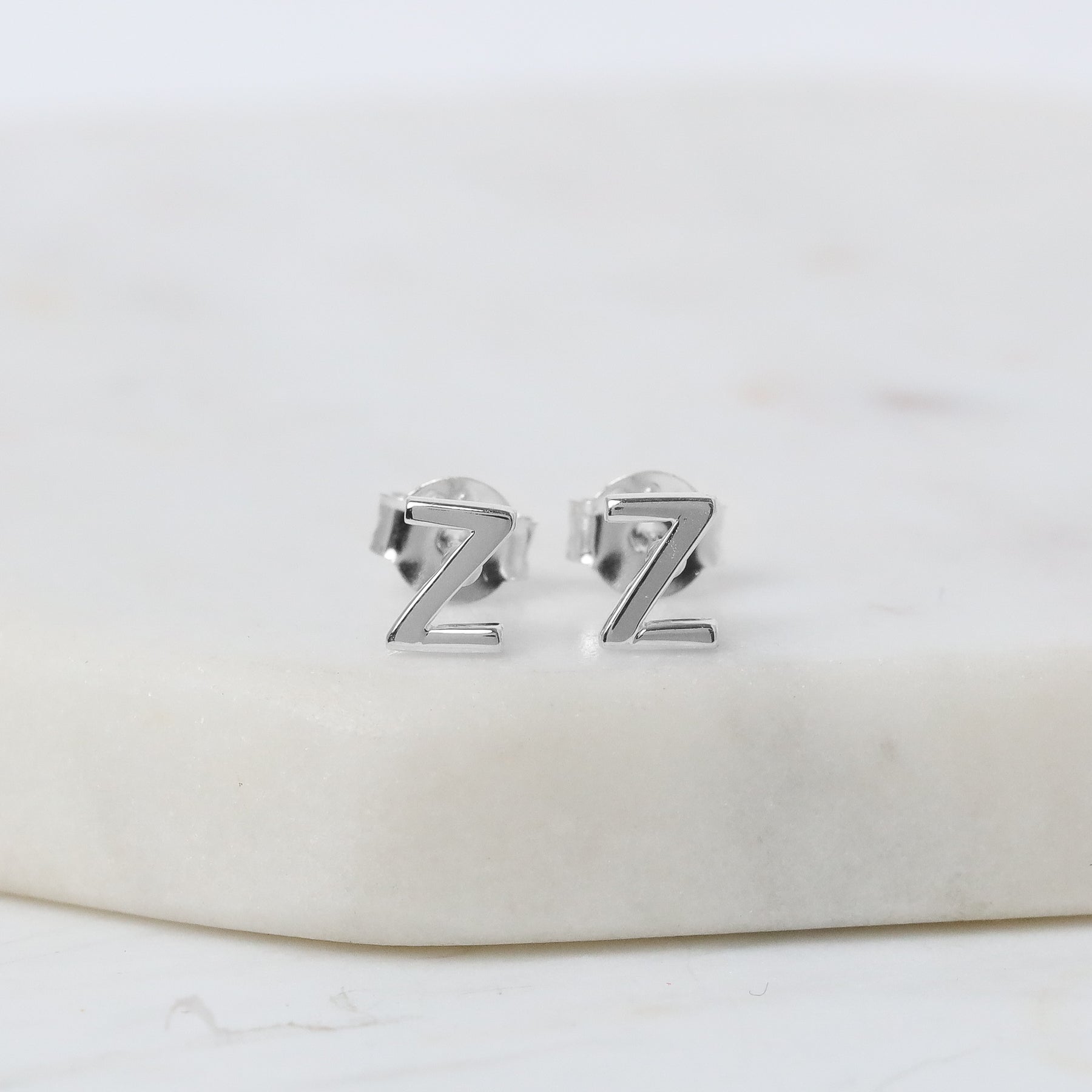 Alphabet Studs