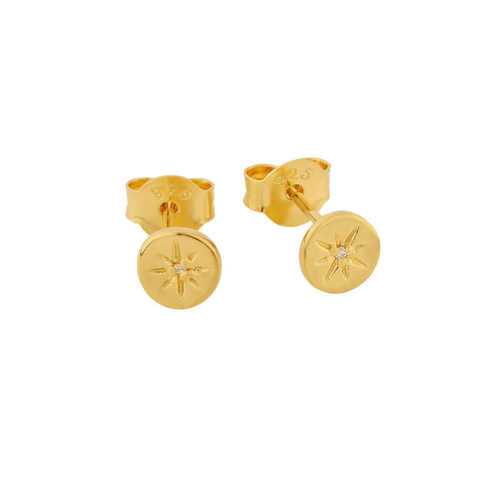 Delicate Enchanted Light Stud Gold