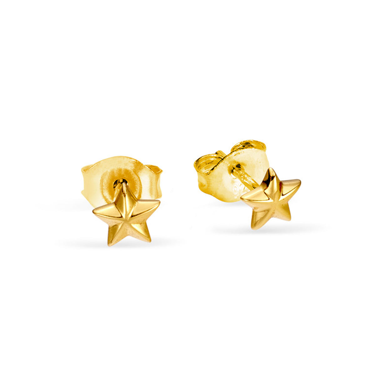 Tiny Star Studs Gold