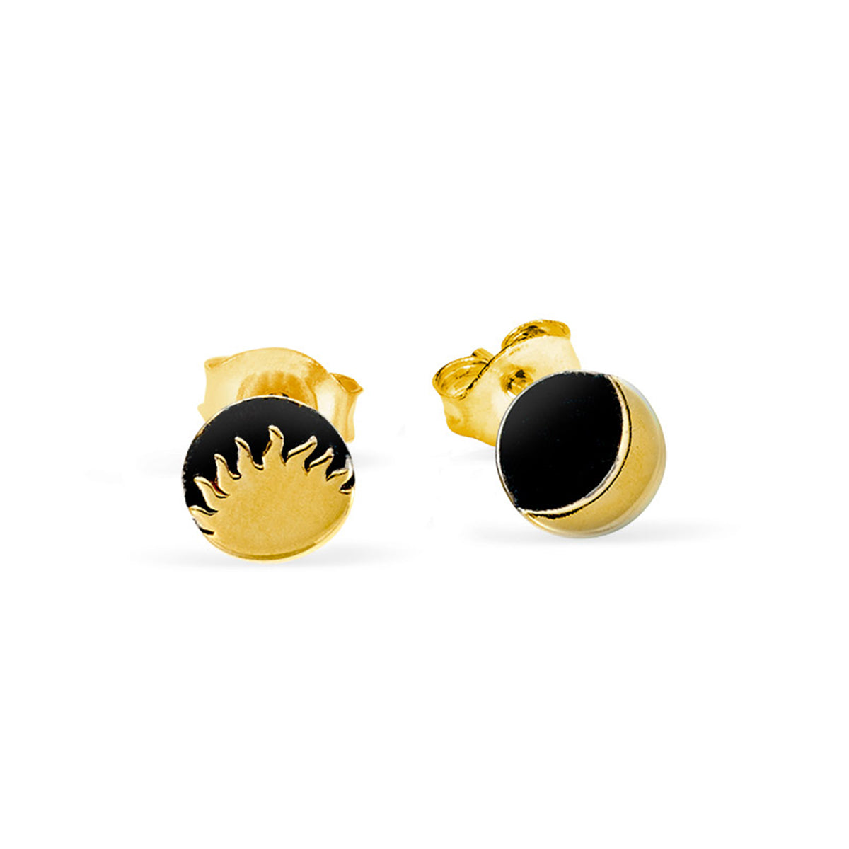 Celestial Midnight Studs Gold