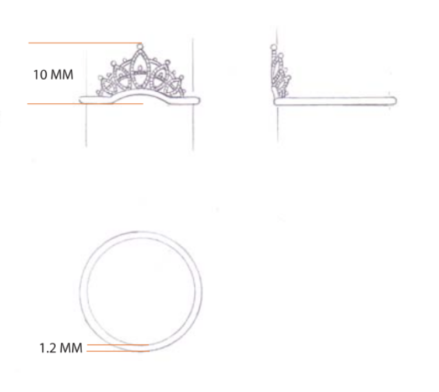 Lace Crown Ring