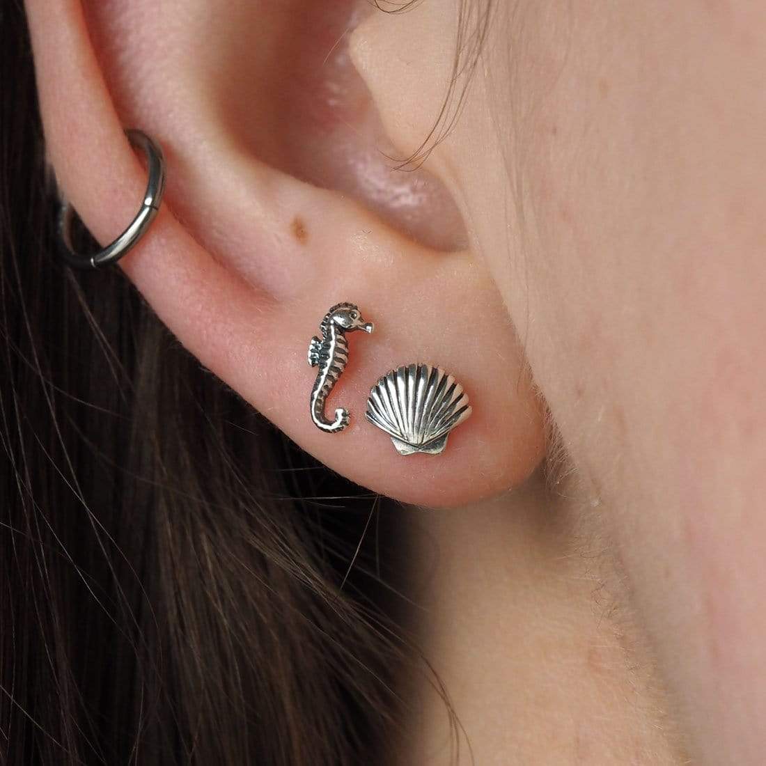 Baby Seahorse Studs