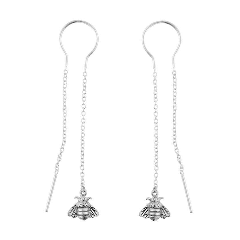 Midsummer Star Earrings Bee Pollination Threaders
