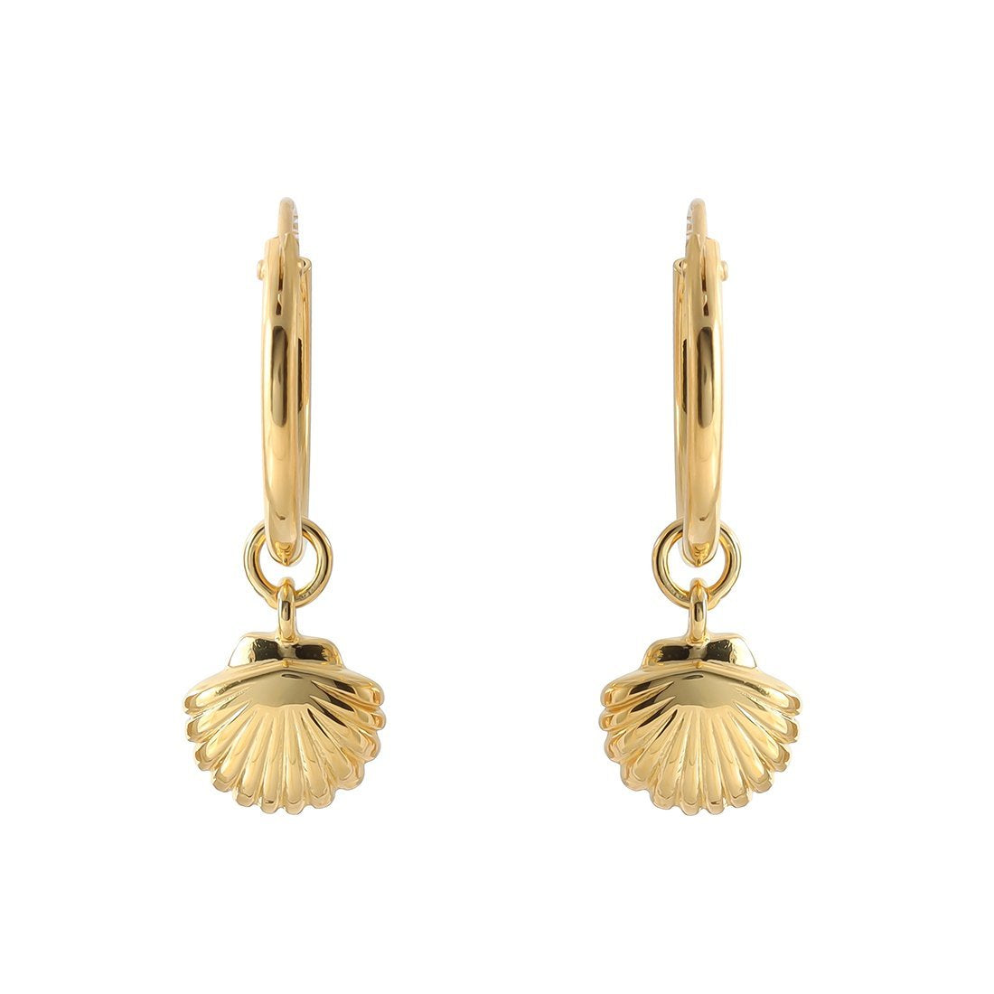 Seashell Sleepers 18K Gold