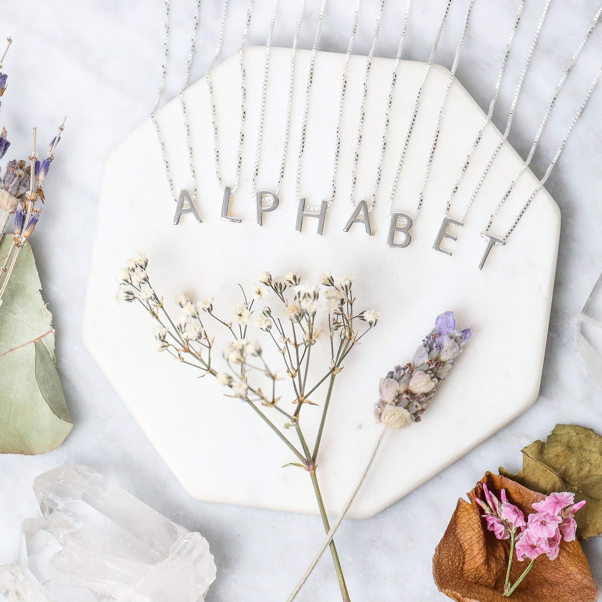 Midsummer Star Necklaces Alphabet Necklace